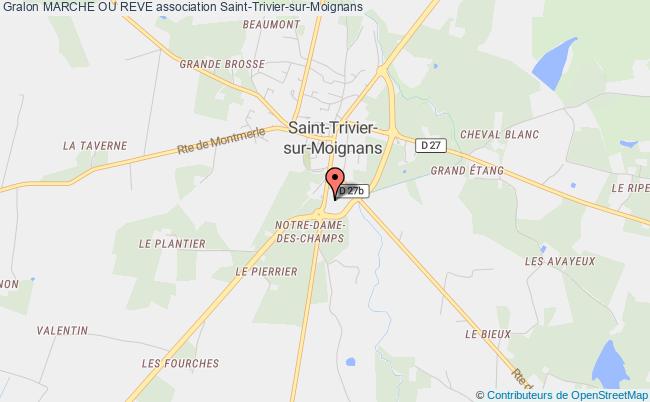 plan association Marche Ou Reve Saint-Trivier-sur-Moignans