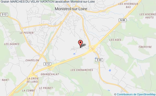 plan association Marches Du Velay Natation Monistrol-sur-Loire
