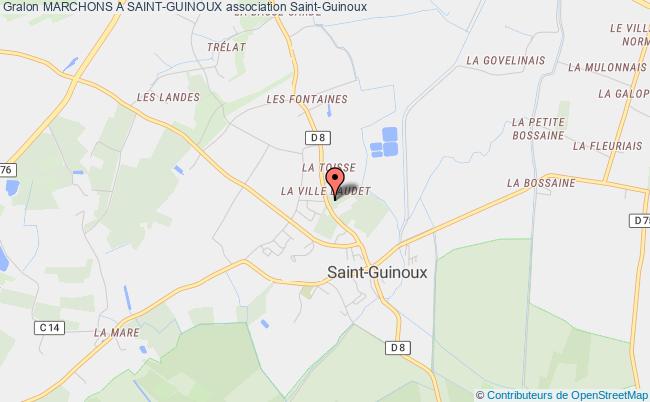 plan association Marchons A Saint-guinoux Saint-Guinoux