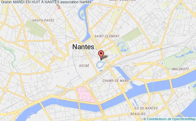 plan association Mardi En Huit À Nantes Nantes
