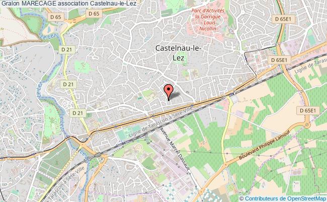 plan association MarÉcage Castelnau-le-Lez