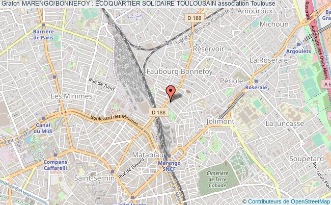plan association Marengo/bonnefoy : Ecoquartier Solidaire Toulousain Toulouse