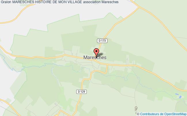 plan association Maresches Histoire De Mon Village Maresches