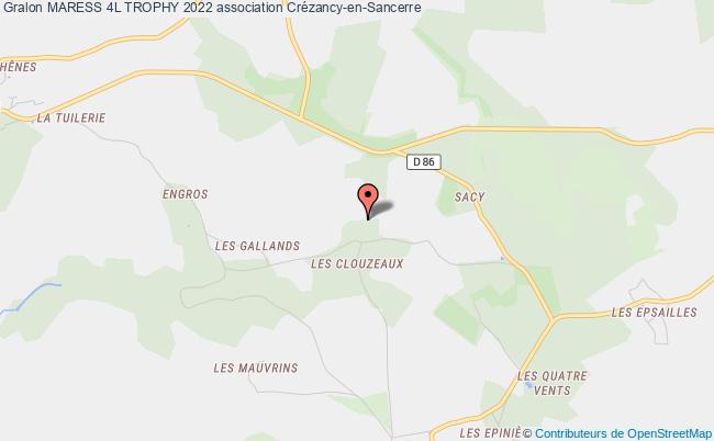 plan association Maress 4l Trophy 2022 Crézancy-en-Sancerre