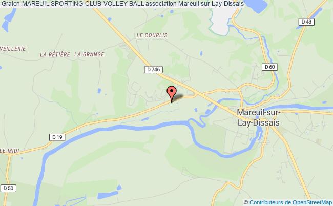 plan association Mareuil Sporting Club Volley Ball Mareuil-sur-Lay-Dissais