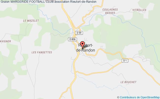 plan association Margeride Football Club Rieutort-de-Randon