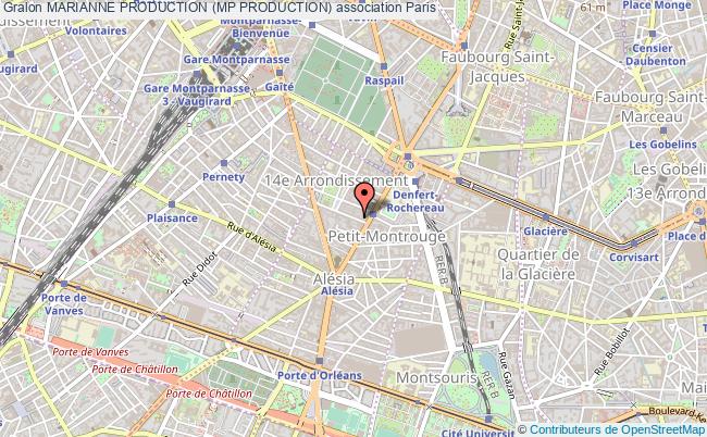 plan association Marianne Production (mp Production) Paris