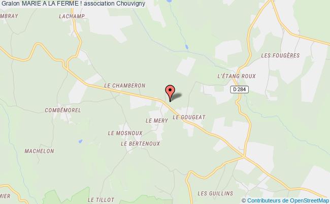 plan association Marie A La Ferme ! Chouvigny