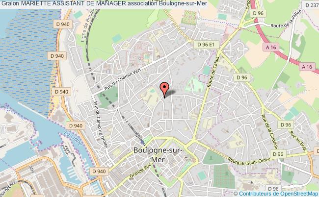 plan association Mariette Assistant De Manager Boulogne-sur-Mer