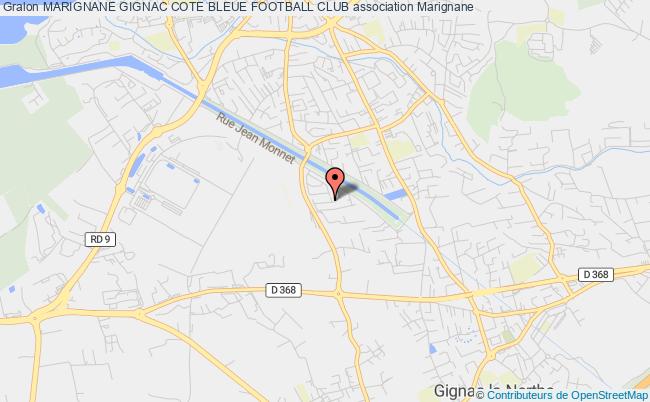 plan association Marignane Gignac Cote Bleue Football Club Marignane