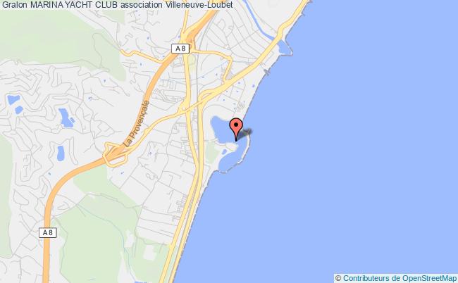 plan association Marina Yacht Club Villeneuve-Loubet