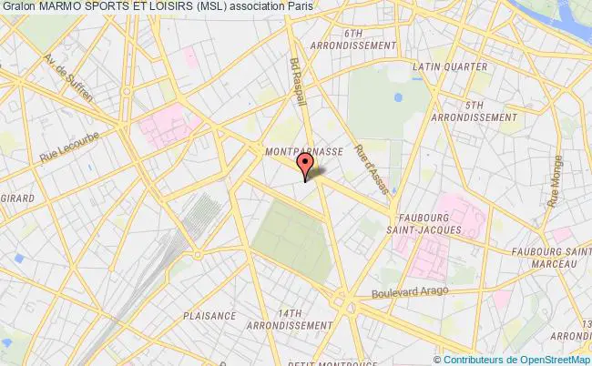 plan association Marmo Sports Et Loisirs (msl) PARIS