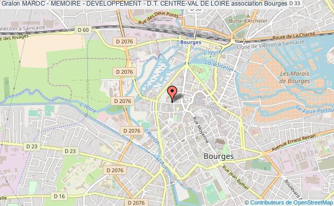 plan association Maroc - Memoire - Developpement - D.t. Centre-val De Loire Bourges