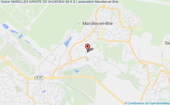 plan association Marolles Karate Do Shukokai (m.k.s.) Marolles-en-Brie