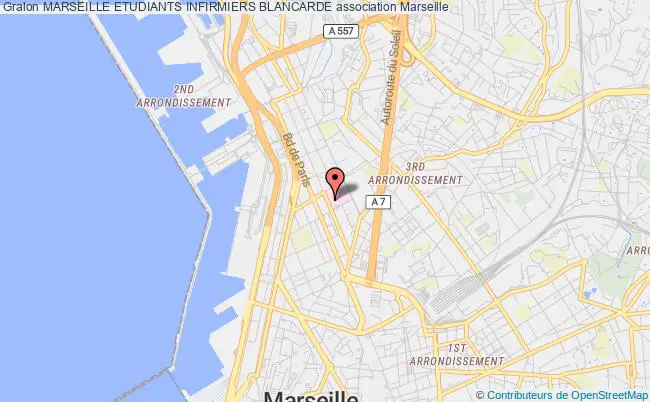 plan association Marseille Etudiants Infirmiers Blancarde Marseille 3
