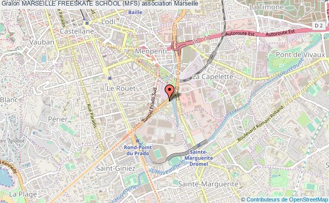 plan association Marseille Freeskate School (mfs) Marseille