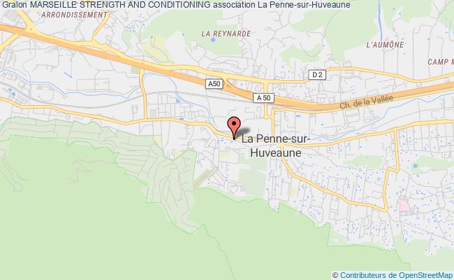 plan association Marseille Strength And Conditioning Penne-sur-Huveaune
