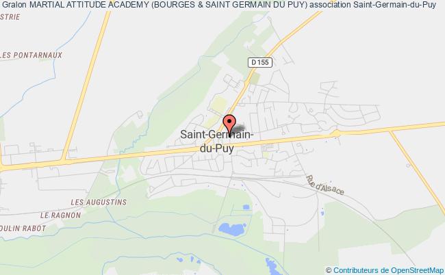 plan association Martial Attitude Academy (bourges & Saint Germain Du Puy) Saint-Germain-du-Puy