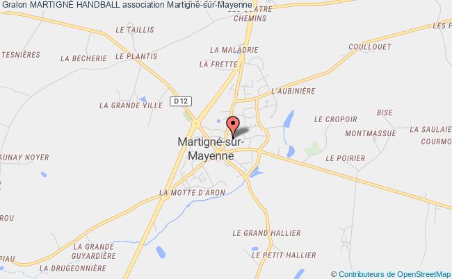 plan association MartignÉ Handball Martigné-sur-Mayenne