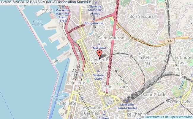 plan association Massilia Baraqa (mb'a) Marseille