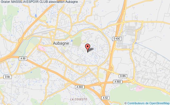 plan association Massilia Espoir Club Aubagne