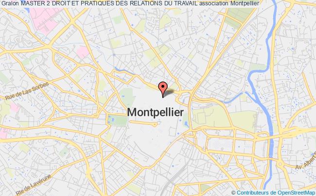 plan association Master 2 Droit Et Pratiques Des Relations Du Travail Montpellier
