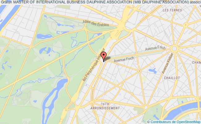 plan association Master Of International Business Dauphine Association (mib Dauphine Association) Paris