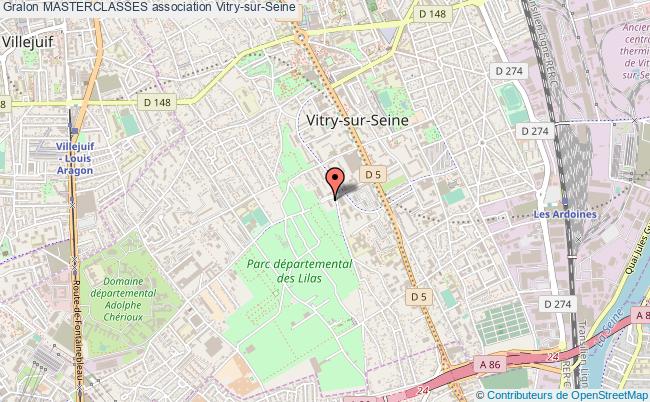 plan association Masterclasses Vitry-sur-Seine