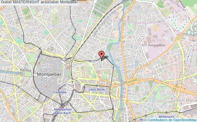 plan association Masternight Montpellier