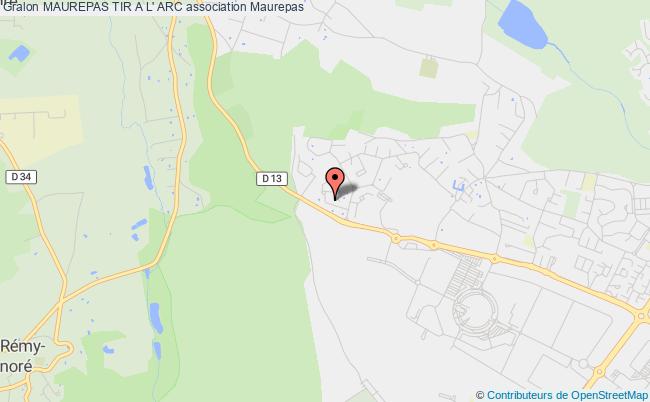 plan association Maurepas Tir A L' Arc 