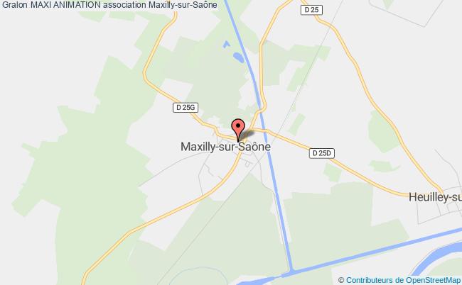 plan association Maxi Animation Maxilly-sur-Saône
