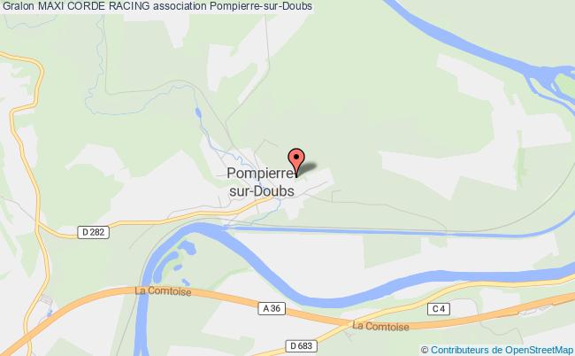 plan association Maxi Corde Racing Pompierre-sur-Doubs