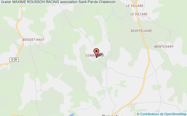 plan association Maxime Rousson Racing Saint-Pal-de-Chalencon