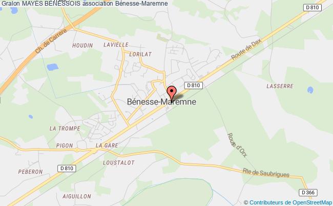 plan association MayÉs Benessois Bénesse-Maremne