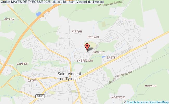 plan association MayÉs De Tyrosse 2025 Saint-Vincent-de-Tyrosse