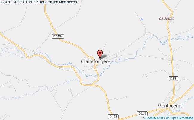 plan association McfestivitÉs Montsecret-Clairefougère