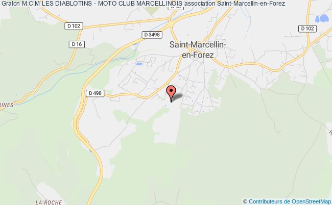plan association M.c.m Les Diablotins - Moto Club Marcellinois Saint-Marcellin-en-Forez