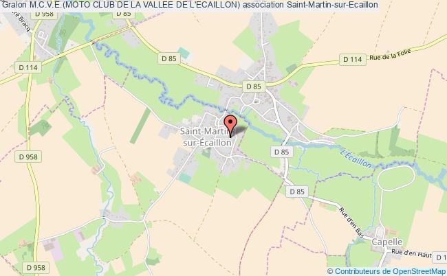 plan association M.c.v.e.(moto Club De La Vallee De L'ecaillon) Saint-Martin-sur-Écaillon