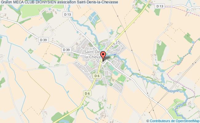 plan association Meca Club Dionysien Saint-Denis-la-Chevasse