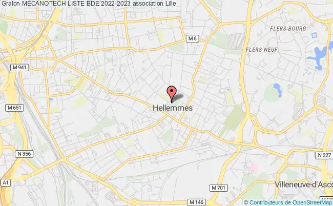 plan association MÉcanotech Liste Bde 2022-2023 Lille