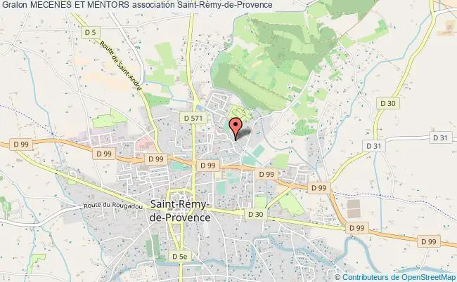 plan association Mecenes Et Mentors Saint-Rémy-de-Provence