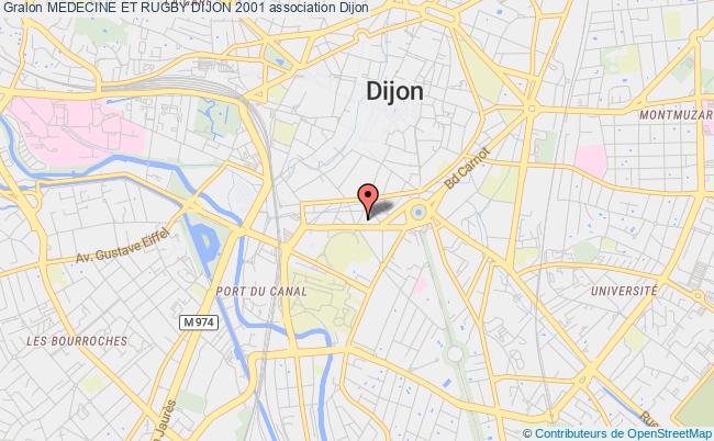 plan association Medecine Et Rugby Dijon 2001 Dijon