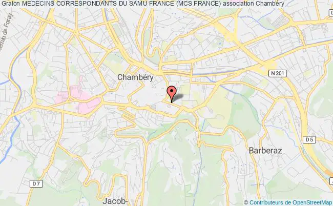 plan association Medecins Correspondants Du Samu France (mcs France) Chambéry