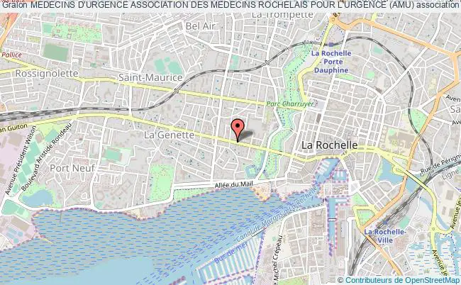 plan association Medecins D'urgence Association Des Medecins Rochelais Pour L'urgence (amu) La Rochelle