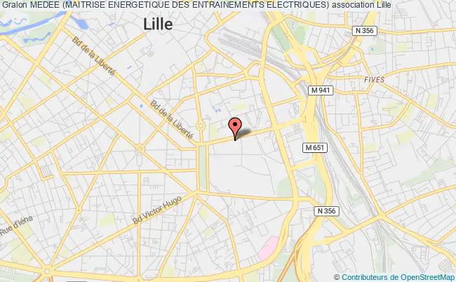 plan association Medee (maitrise Energetique Des Entrainements Electriques) Lille