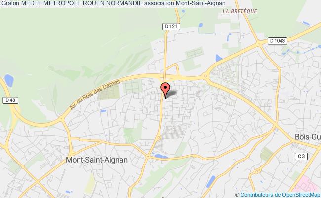 plan association Medef MÉtropole Rouen Normandie Mont-Saint-Aignan