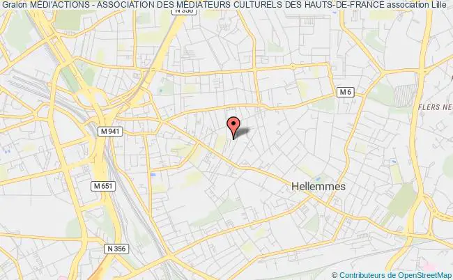 plan association MÉdi'actions - Association Des MÉdiateurs Culturels Des Hauts-de-france Lille