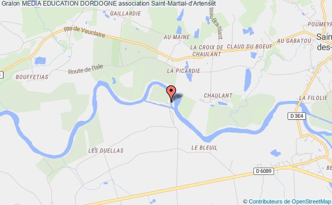 plan association MÉdia Education Dordogne Saint-Martial-d'Artenset