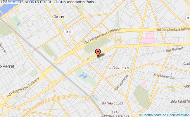 plan association Media Sports Productions Paris