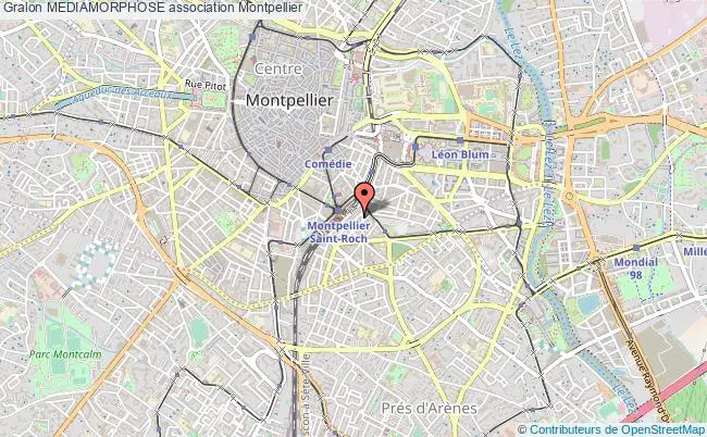plan association Mediamorphose Montpellier